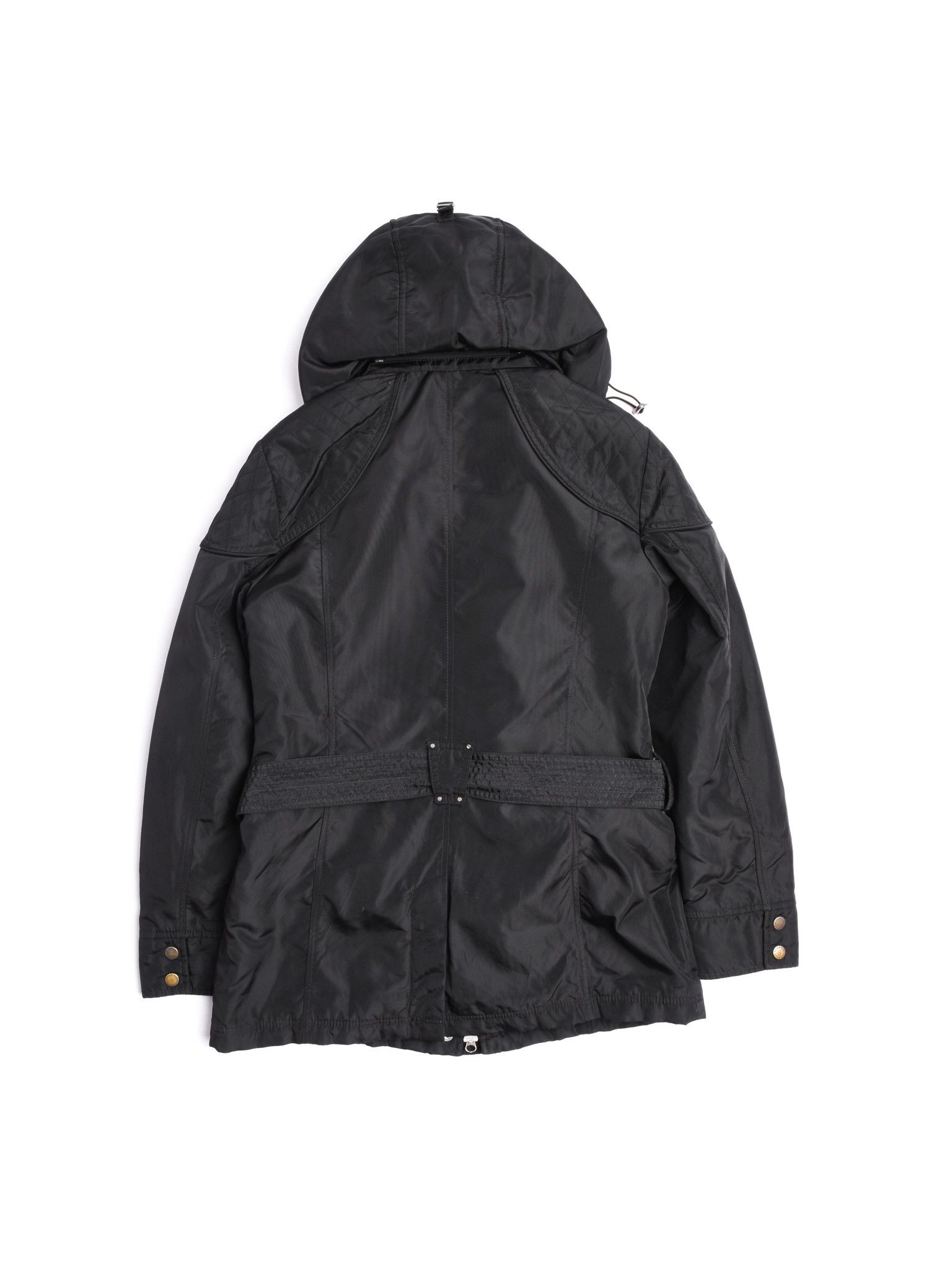 Barbour Barbour Outlaw Women s Black Nylon Hooded Parka Jacket Grailed