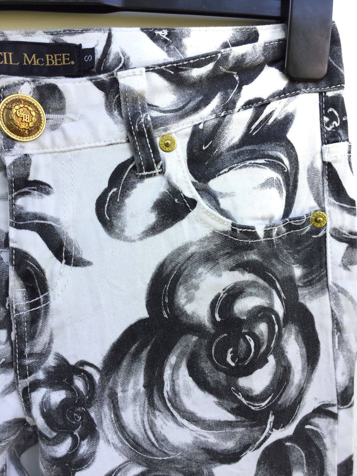 Designer × Japanese Brand Japanese Brand All Overprint Cecil McBee Skinny Pants Size US 27 - 6 Thumbnail