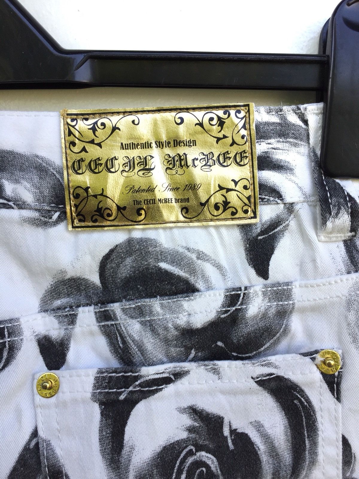 Designer × Japanese Brand Japanese Brand All Overprint Cecil McBee Skinny Pants Size US 27 - 8 Thumbnail
