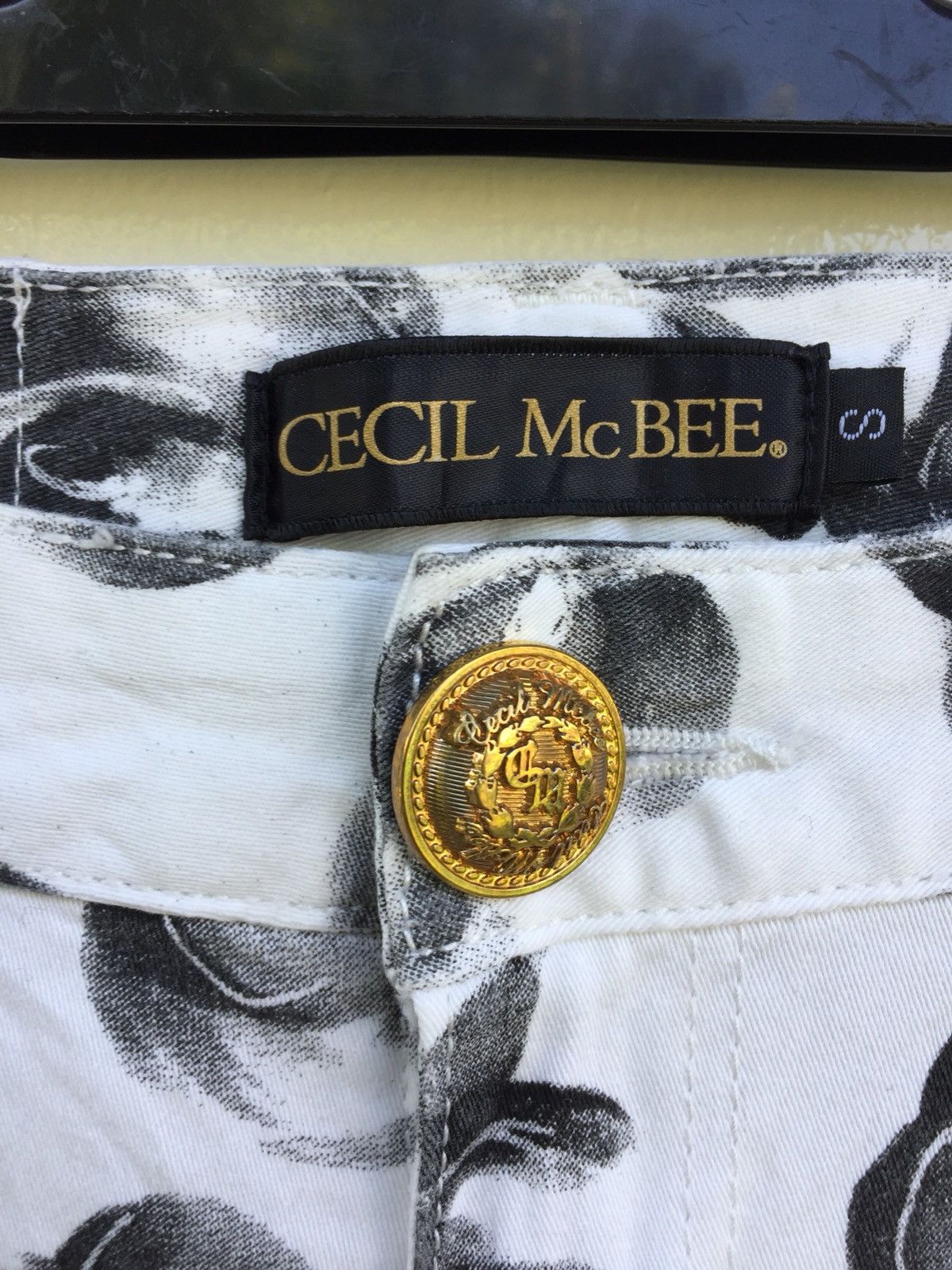 Designer × Japanese Brand Japanese Brand All Overprint Cecil McBee Skinny Pants Size US 27 - 7 Thumbnail