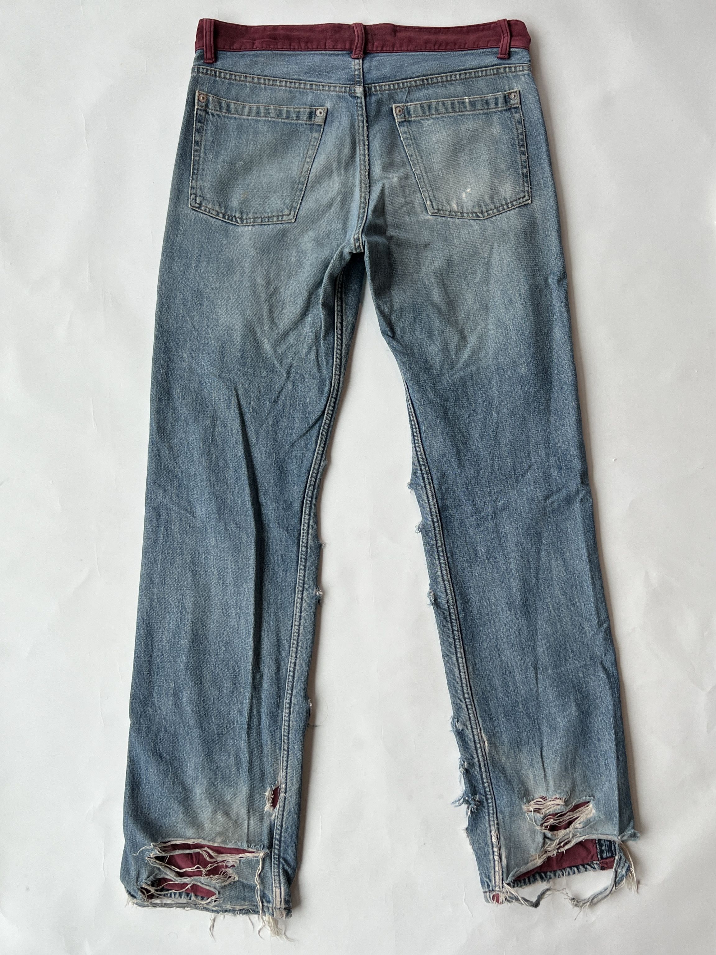 Undercover Undercover AW02 Witch Cell Division Crash Denim Size US 30 / EU 46 - 12 Thumbnail