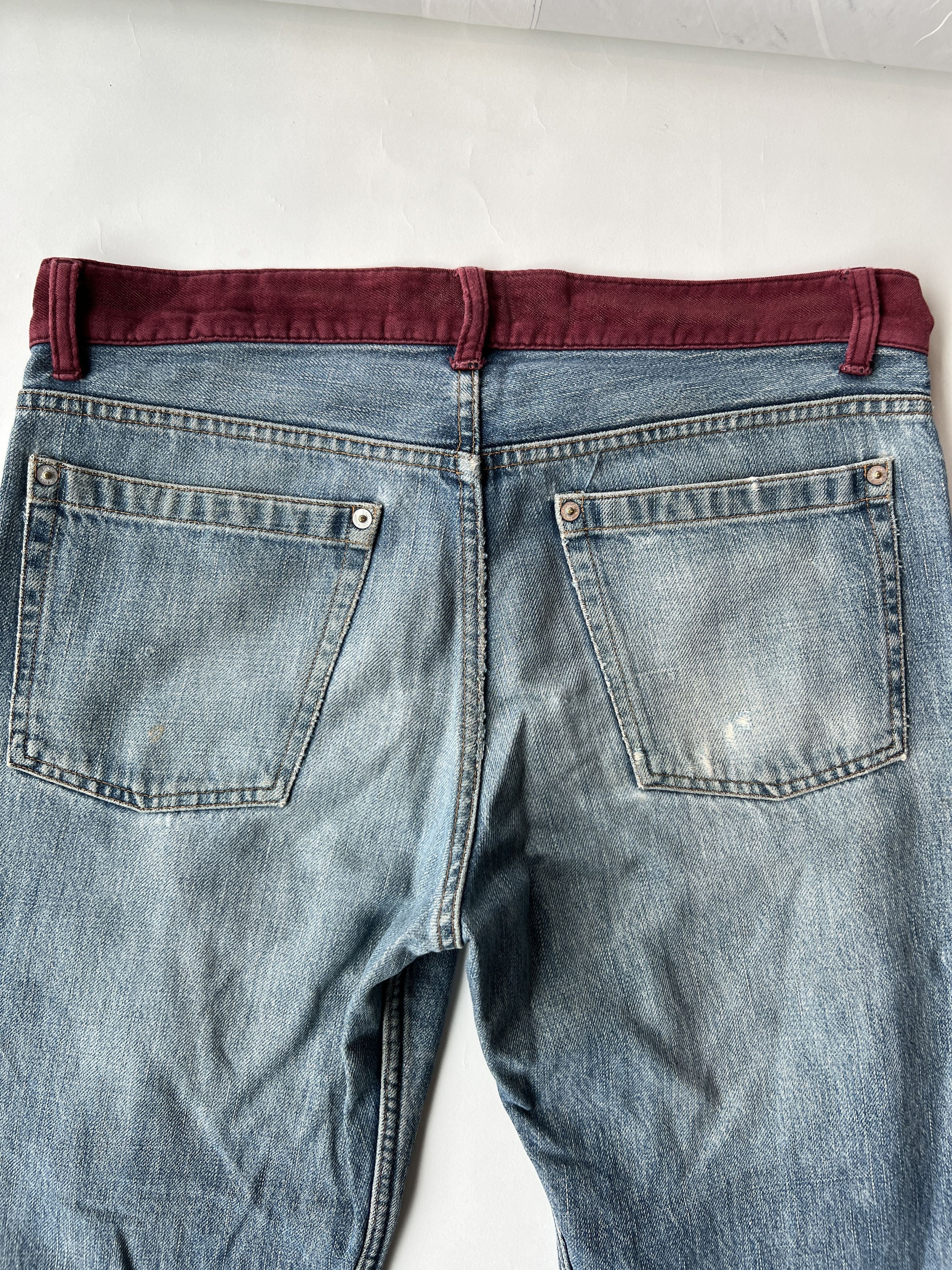 Undercover Undercover AW02 Witch Cell Division Crash Denim Size US 30 / EU 46 - 15 Thumbnail