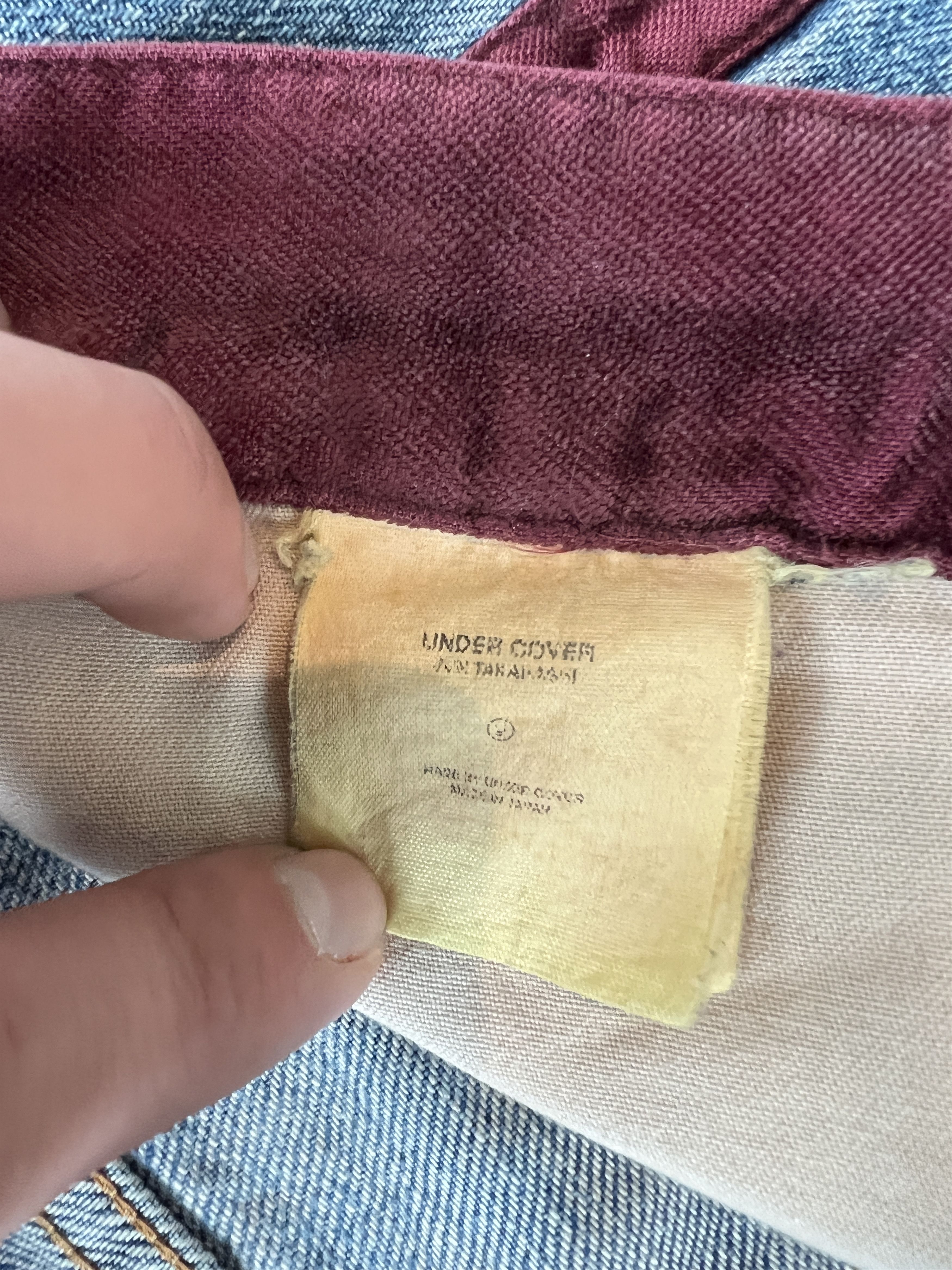 Undercover Undercover AW02 Witch Cell Division Crash Denim Size US 30 / EU 46 - 9 Thumbnail
