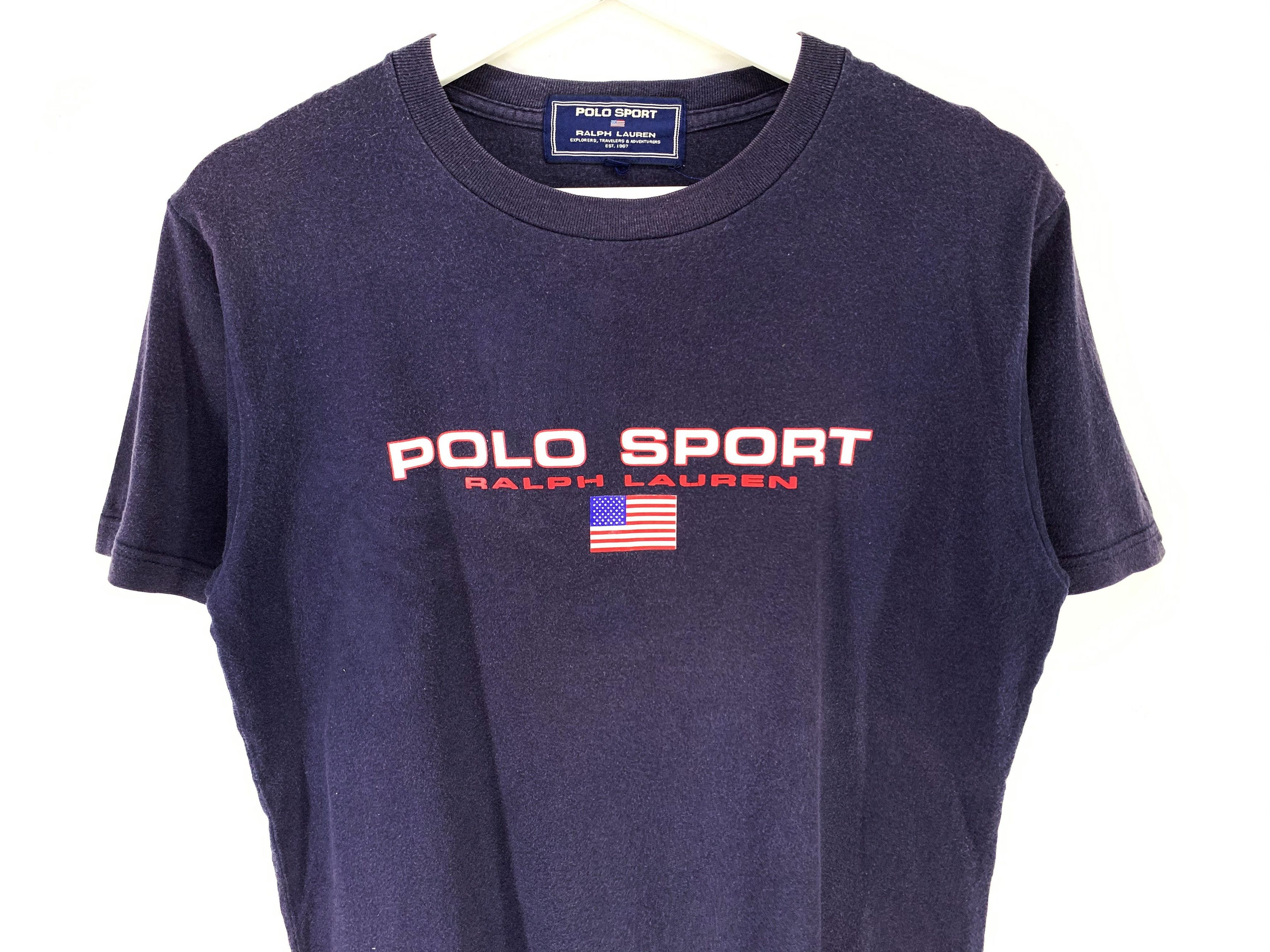 Lo Life × Polo Ralph Lauren × Vintage Polo sport ralph lauren spellout vintage 90s shirt Size US S / EU 44-46 / 1 - 3 Thumbnail