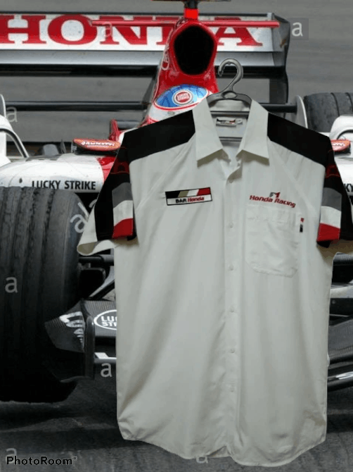 Honda × Vintage LIGHTLAYERS VINTAGE BAR HONDA F1 RACING SHIRT Size US XL / EU 56 / 4 - 1 Thumbnail
