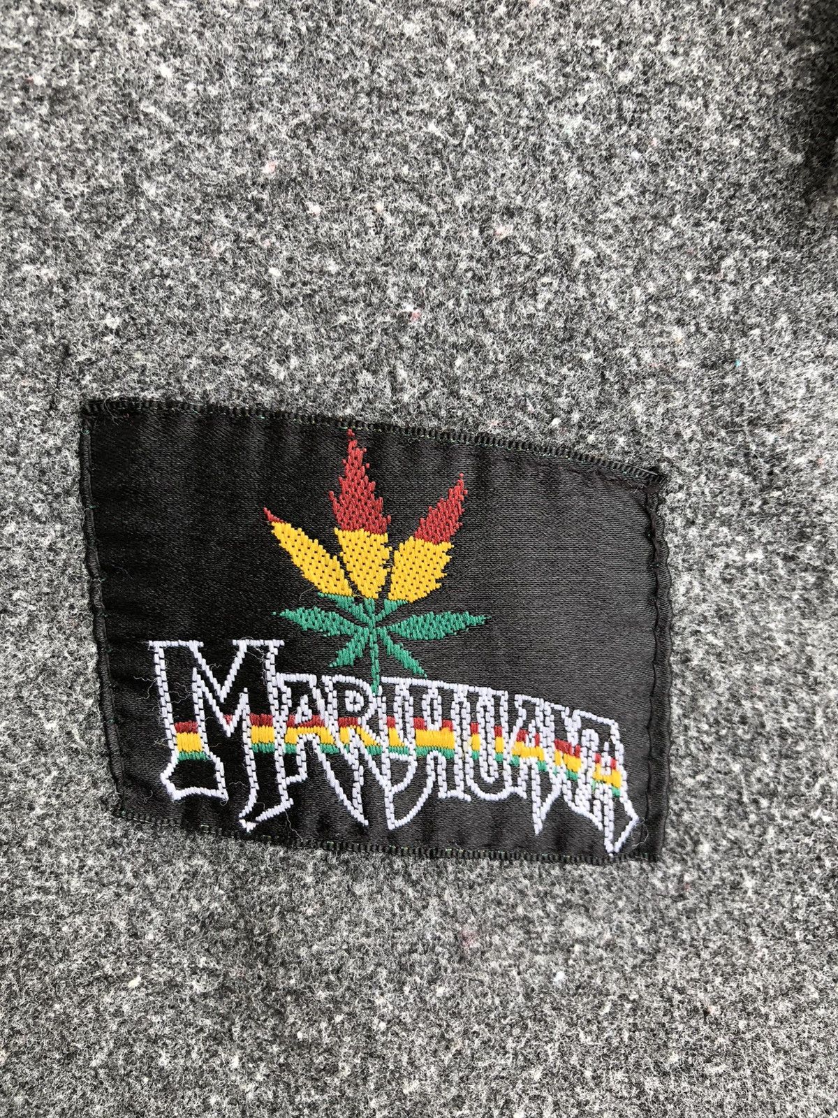 Japanese Brand × Mickey Mouse Mickey x Marihuana Rasta Fleece Hoodie Sweatshirt Size US L / EU 52-54 / 3 - 8 Thumbnail