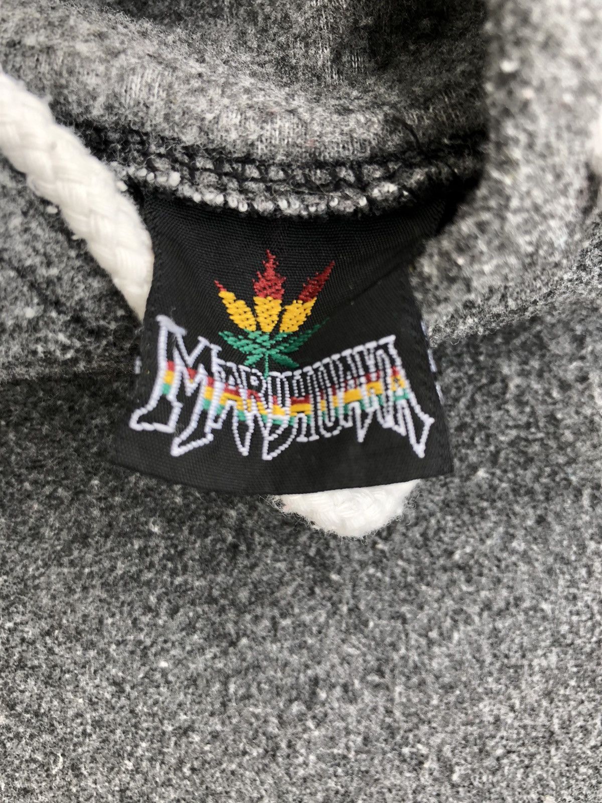 Japanese Brand × Mickey Mouse Mickey x Marihuana Rasta Fleece Hoodie Sweatshirt Size US L / EU 52-54 / 3 - 7 Thumbnail