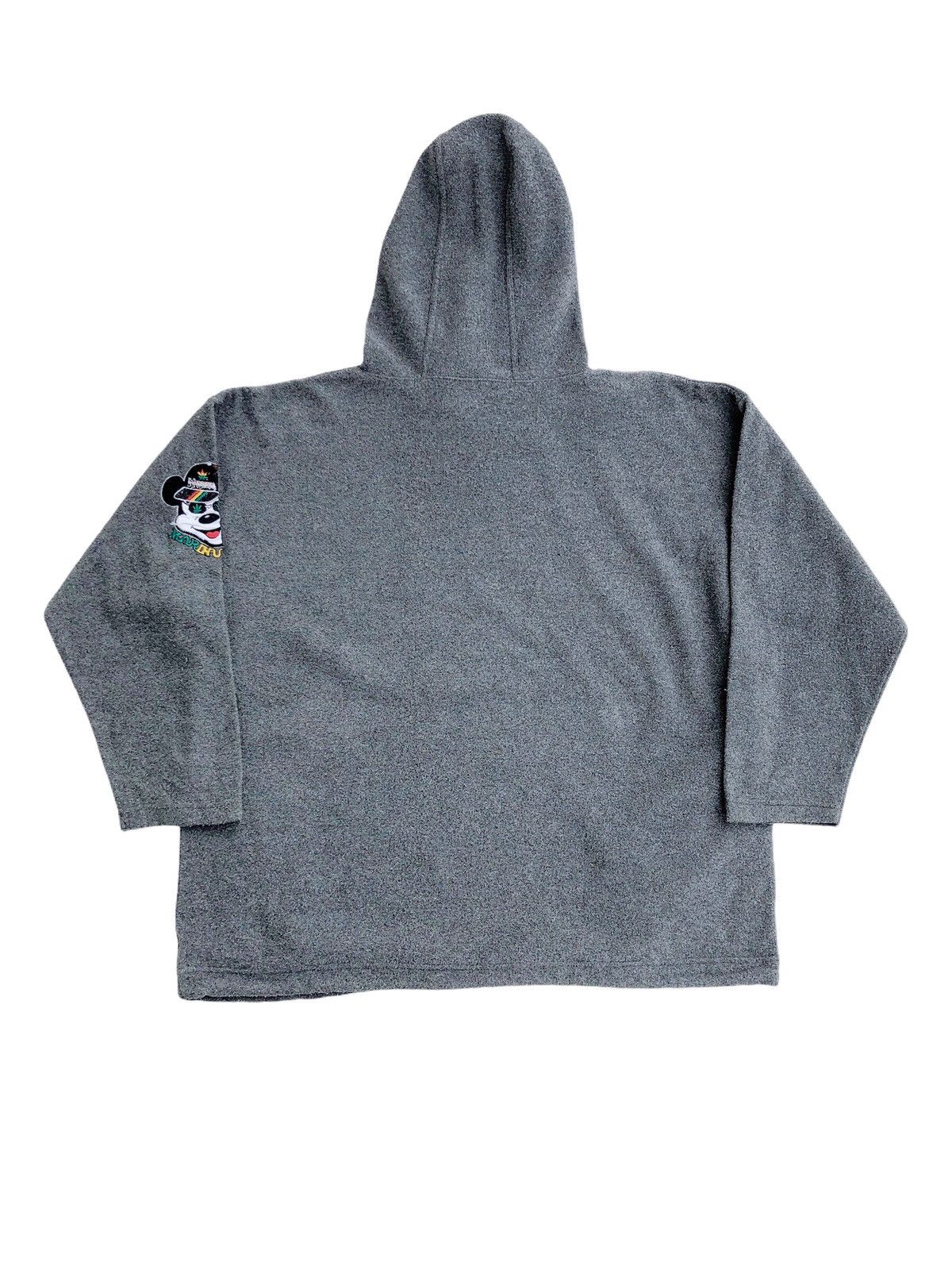 Japanese Brand × Mickey Mouse Mickey x Marihuana Rasta Fleece Hoodie Sweatshirt Size US L / EU 52-54 / 3 - 2 Thumbnail