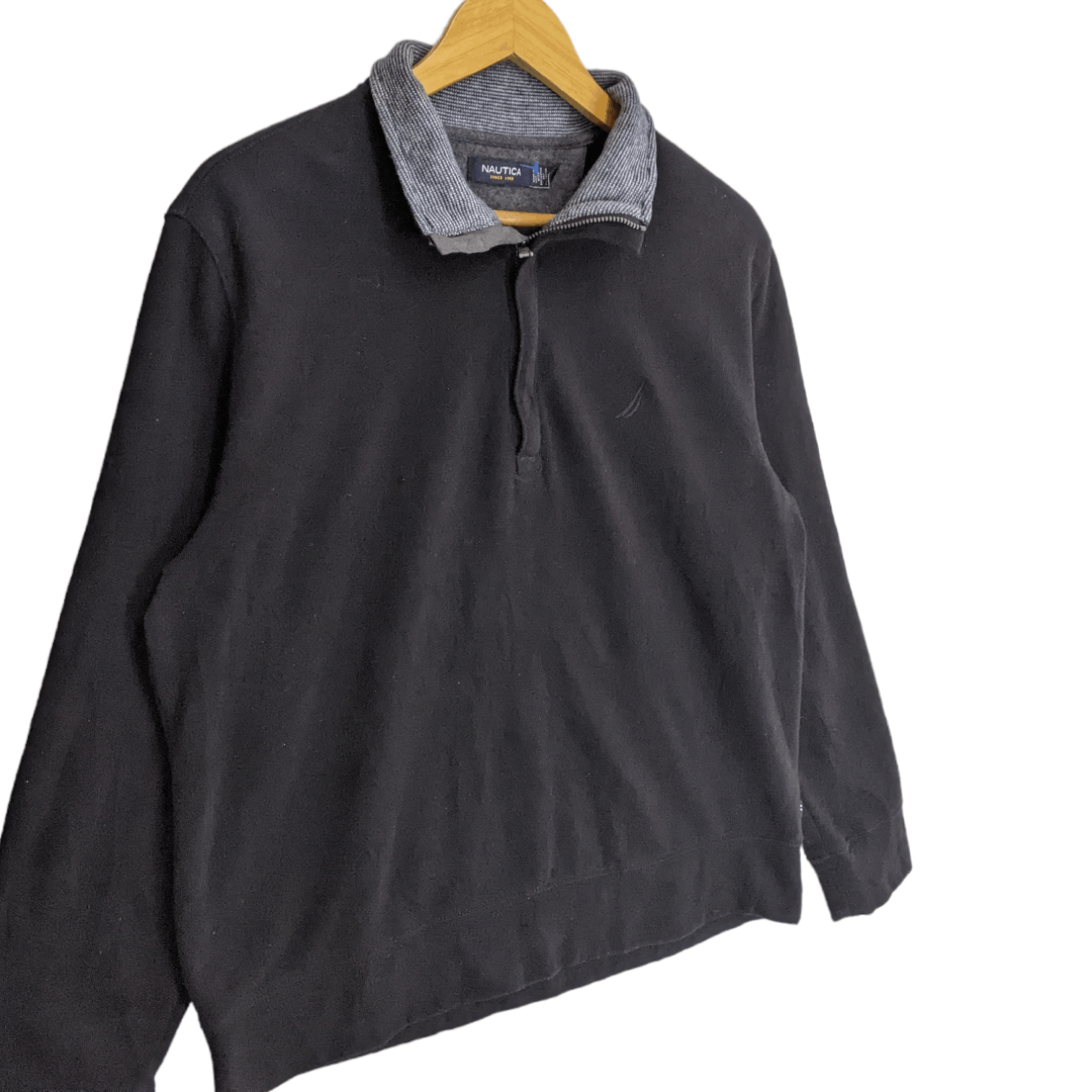 Nautica NAUTICA Plain Polo Jumper Sweatshirt Size US M / EU 48-50 / 2 - 3 Thumbnail