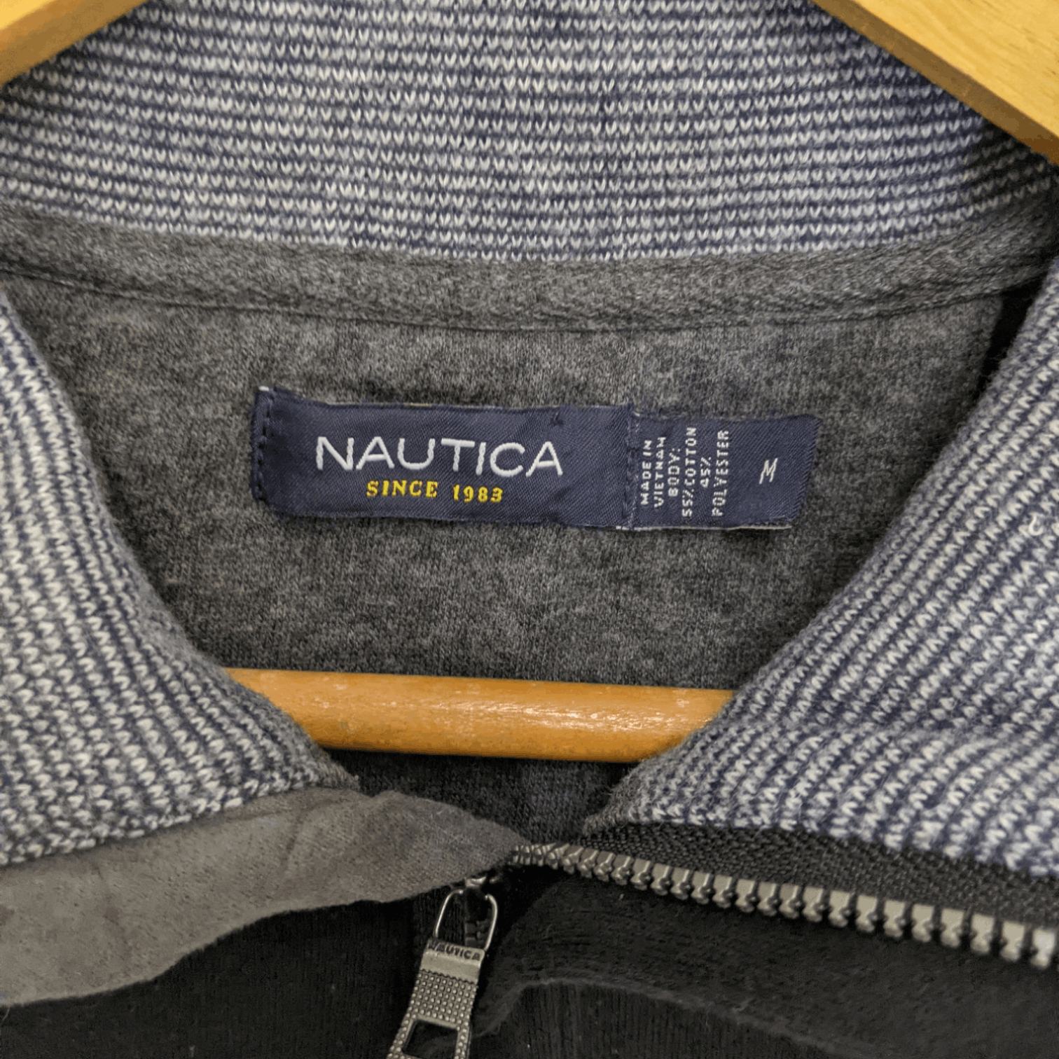 Nautica NAUTICA Plain Polo Jumper Sweatshirt Size US M / EU 48-50 / 2 - 7 Thumbnail