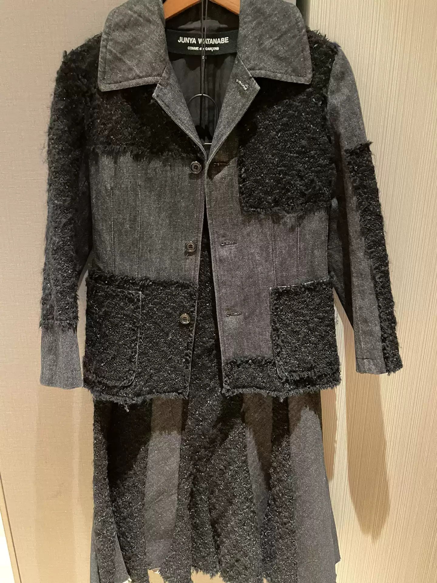 Junya Watanabe Junya Watanabe Tweed Suit Blazer and Midi Dress Size S ...