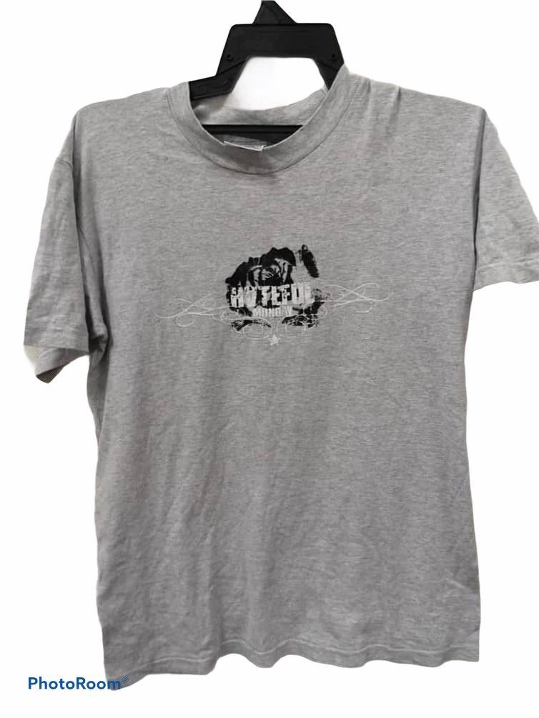 image of Vintage Hateful Monday Band Tees Screen Star in Grey, Men's (Size Small)