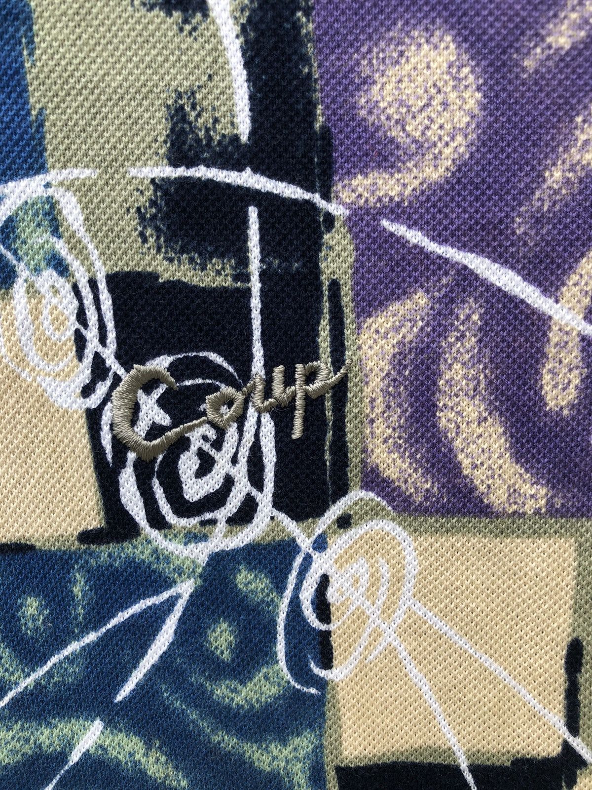 Mr. Junko Vintage 90s Junko Koshino Japan Psychedelic Art Polo Shirt Size US M / EU 48-50 / 2 - 5 Thumbnail
