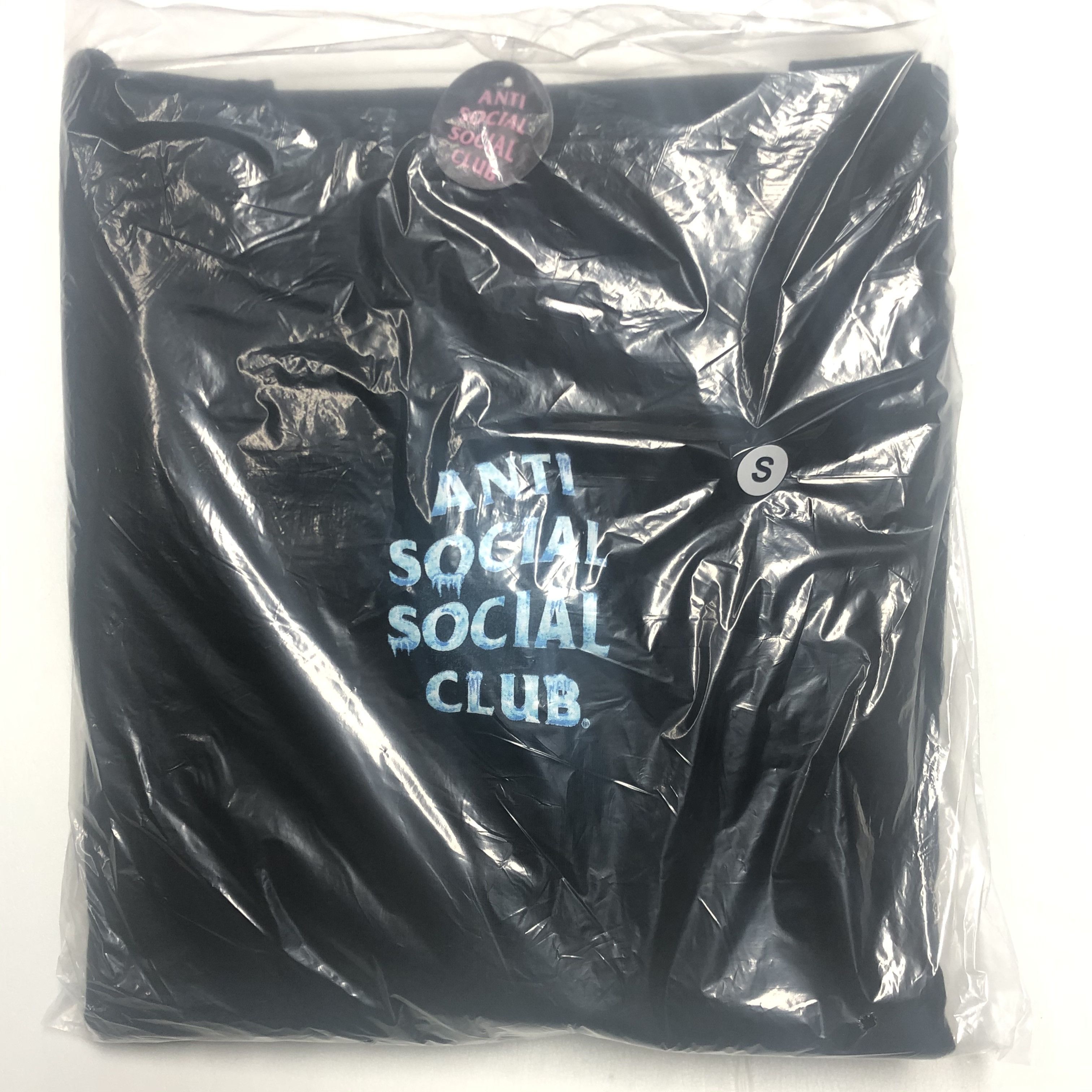 Anti Social Social Club × Members Only DS member exclusive Blue ASSC Cold Sweats Black Hoodie BAPE Size US S / EU 44-46 / 1 - 2 Thumbnail