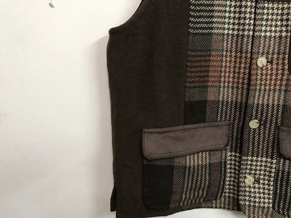 Vintage J2 Mr. Junko Jeans by Junko Koshino Patchwork Vest Size US L / EU 52-54 / 3 - 4 Thumbnail