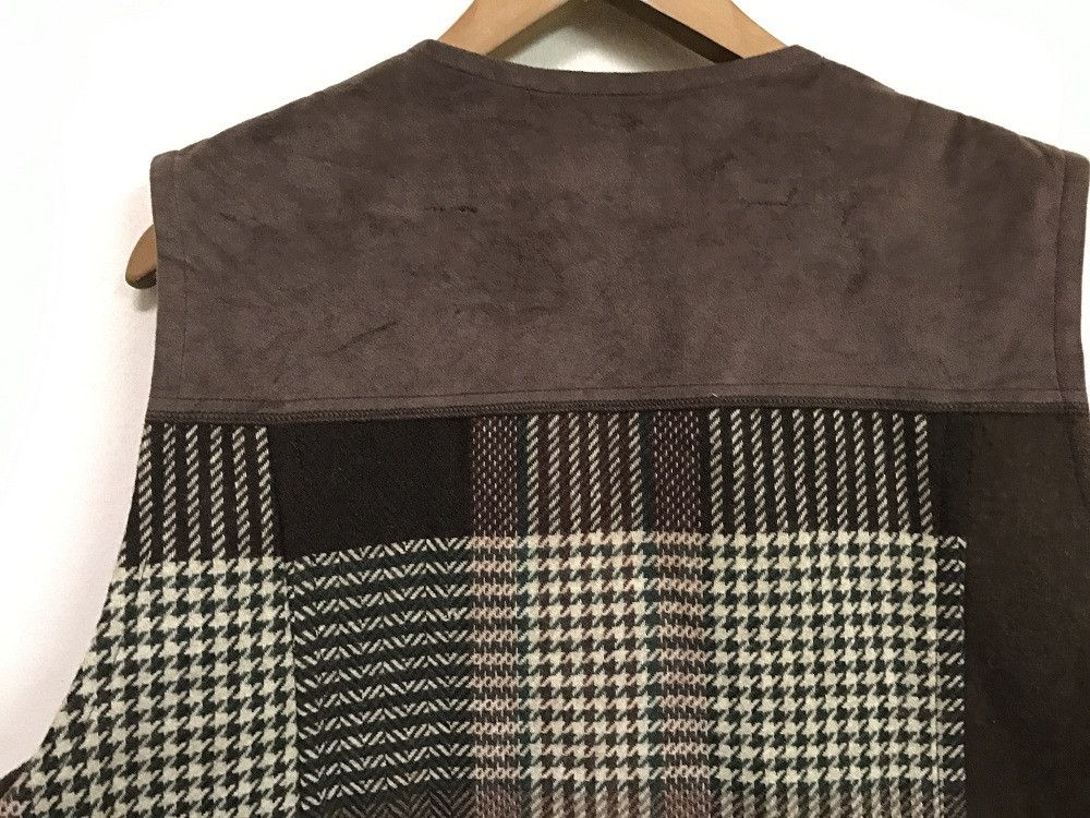 Vintage J2 Mr. Junko Jeans by Junko Koshino Patchwork Vest Size US L / EU 52-54 / 3 - 6 Thumbnail
