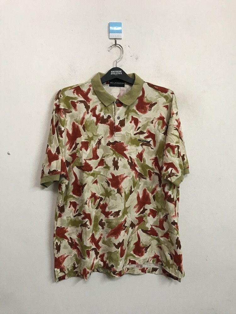 Mr. Junko Vintage Mr Junko Koshino For Men Japan Abstract Floral Polo Size US XL / EU 56 / 4 - 2 Thumbnail