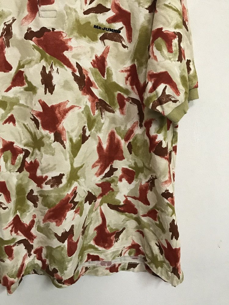 Mr. Junko Vintage Mr Junko Koshino For Men Japan Abstract Floral Polo Size US XL / EU 56 / 4 - 5 Thumbnail