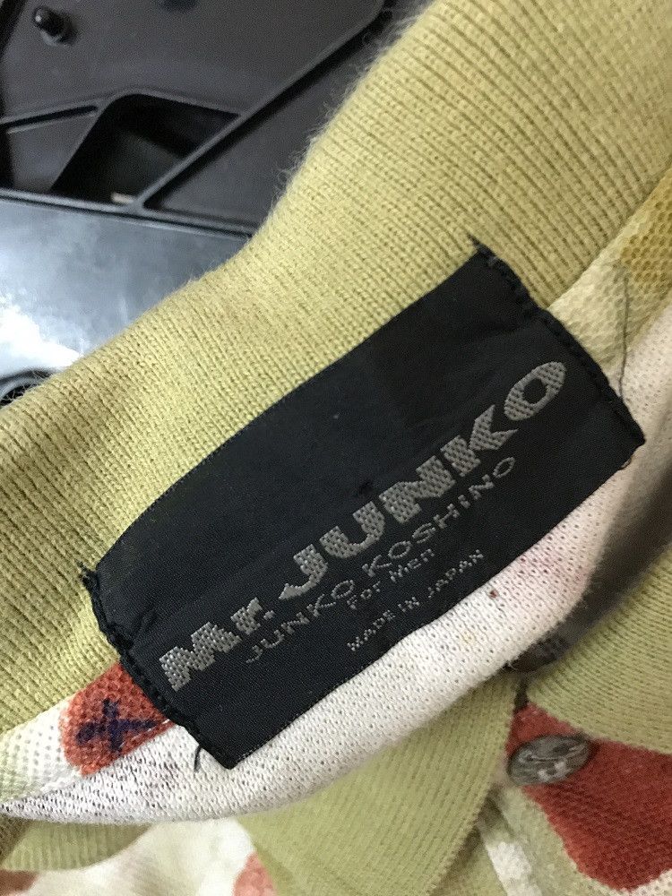 Mr. Junko Vintage Mr Junko Koshino For Men Japan Abstract Floral Polo Size US XL / EU 56 / 4 - 11 Thumbnail
