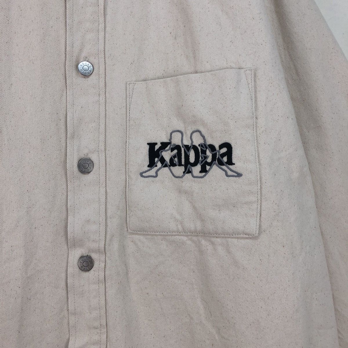 GU Kappa X GU Denim Long Jacket People On The Move Size US XL / EU 56 / 4 - 3 Thumbnail