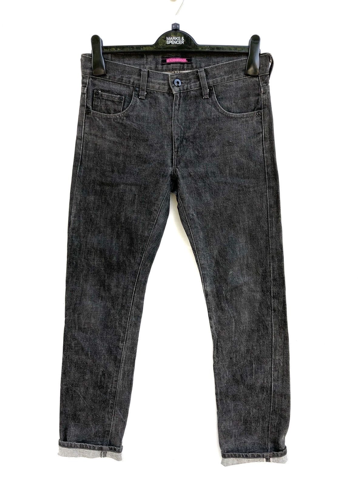 Neighborhood SS02 Neighbourhood Narrow Selvedge Jeans Japan Biker Wear Size US 30 / EU 46 - 2 Thumbnail