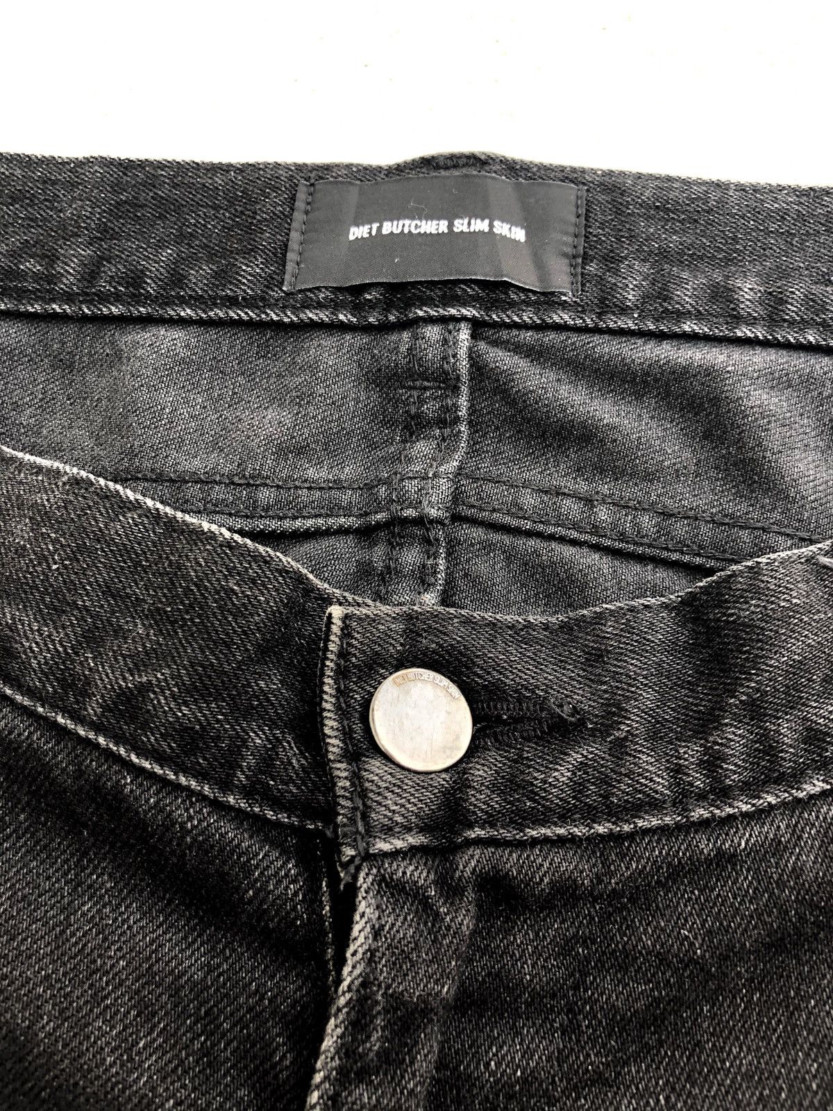 Diet Butcher Slim Skin Spring Summer 2015 Black Distressed Jeans Size US 32 / EU 48 - 8 Thumbnail