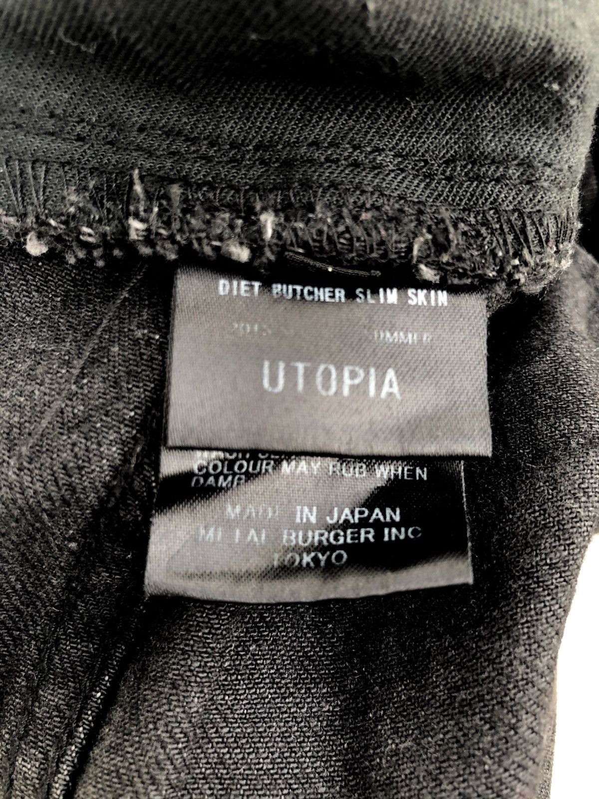 Diet Butcher Slim Skin Spring Summer 2015 Black Distressed Jeans Size US 32 / EU 48 - 7 Thumbnail