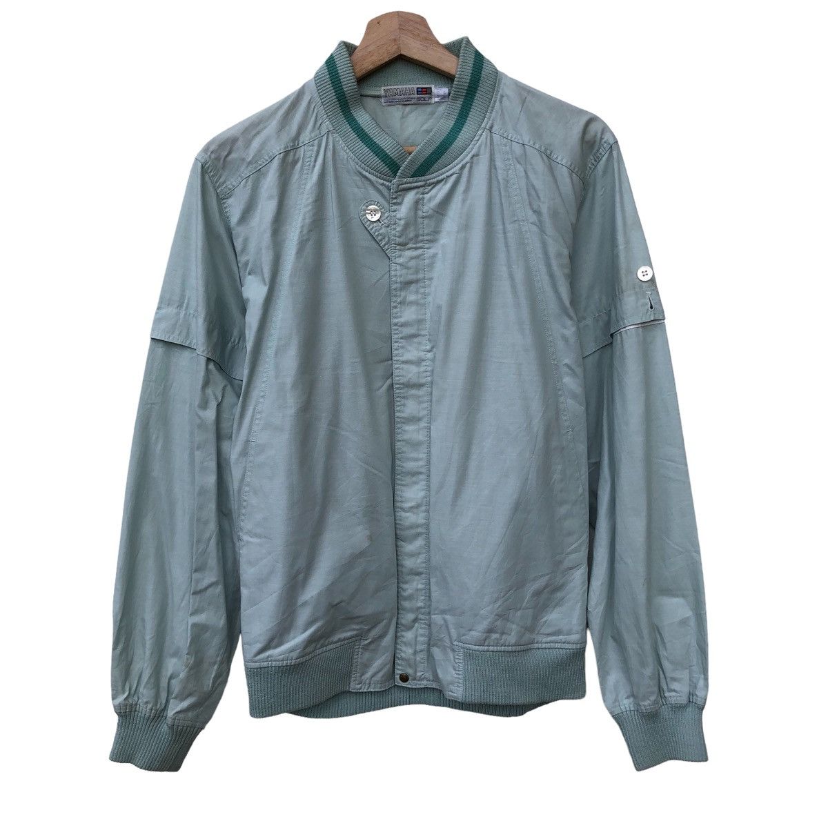 image of Sports Specialties x Yamaha Vintage Yamaha Light Jacket in Green, Men's (Size Medium)