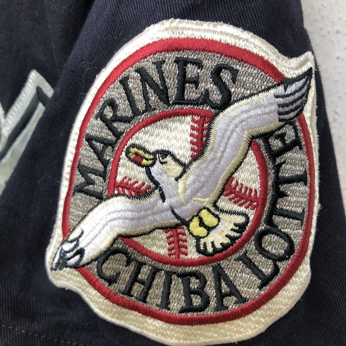Vintage Vintage Marine Shirt Button Up Baseball Size US M / EU 48-50 / 2 - 4 Thumbnail