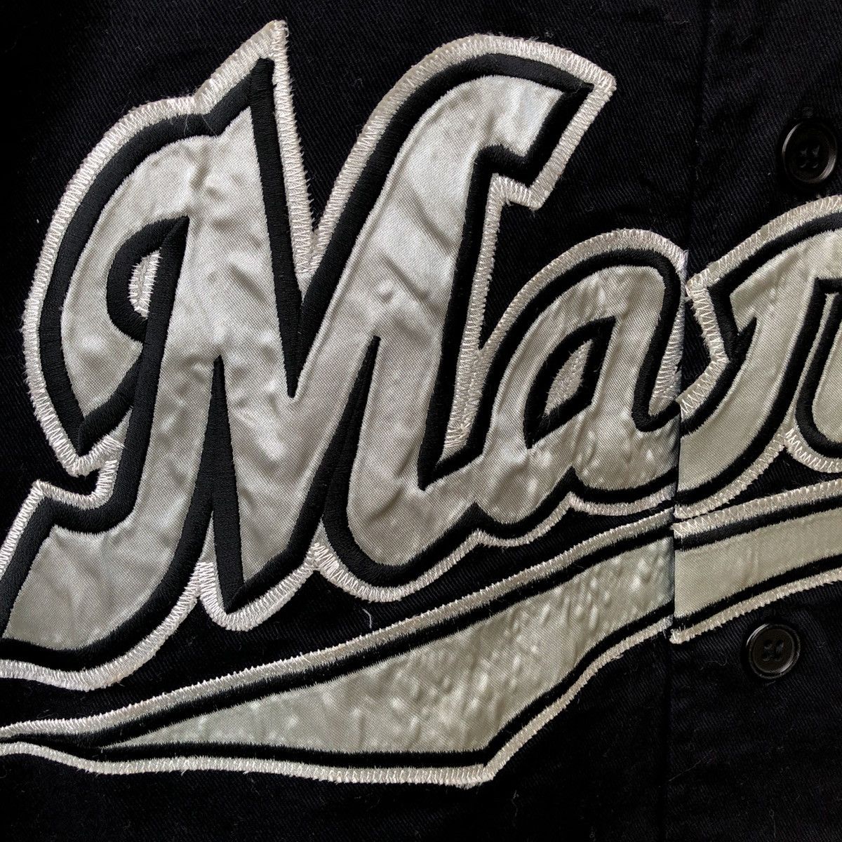 Vintage Vintage Marine Shirt Button Up Baseball Size US M / EU 48-50 / 2 - 6 Thumbnail