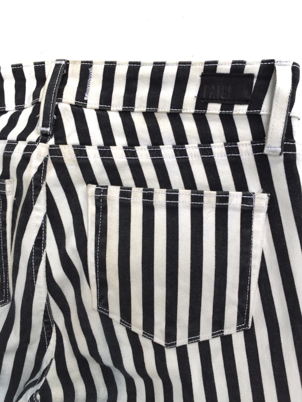 Designer × Paige Designers Brand Paige Prisoner Border Skinny Stripes Pants Size US 28 / EU 44 - 7 Thumbnail