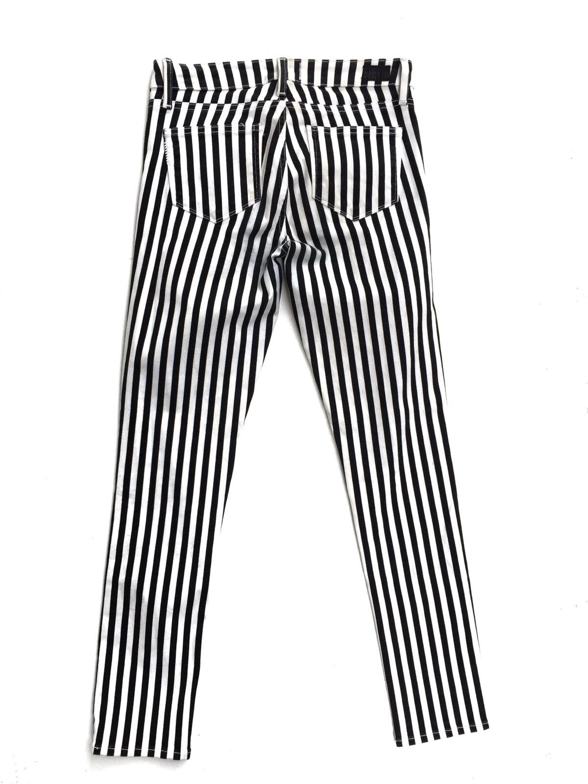 Designer × Paige Designers Brand Paige Prisoner Border Skinny Stripes Pants Size US 28 / EU 44 - 2 Thumbnail