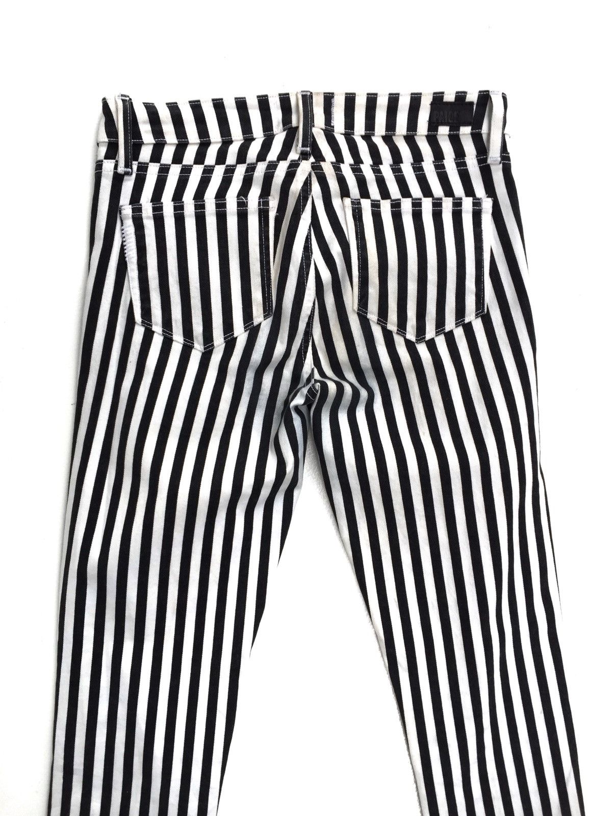 Designer × Paige Designers Brand Paige Prisoner Border Skinny Stripes Pants Size US 28 / EU 44 - 4 Thumbnail