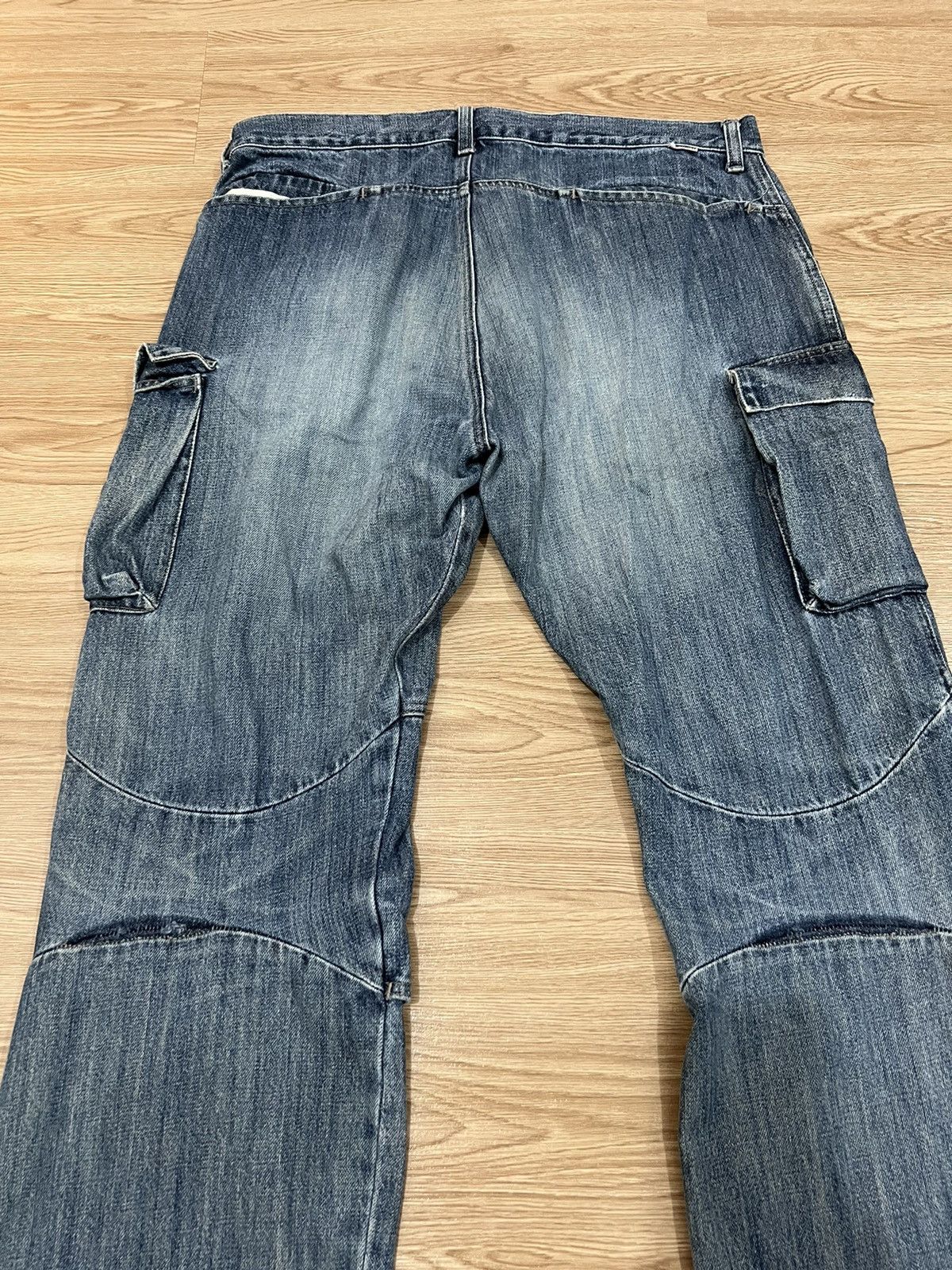 Carhartt × Vintage 🔥Mega Rare🔥Vintage Carhatt Distressed Cargo Workers Denim Size US 34 / EU 50 - 4 Thumbnail