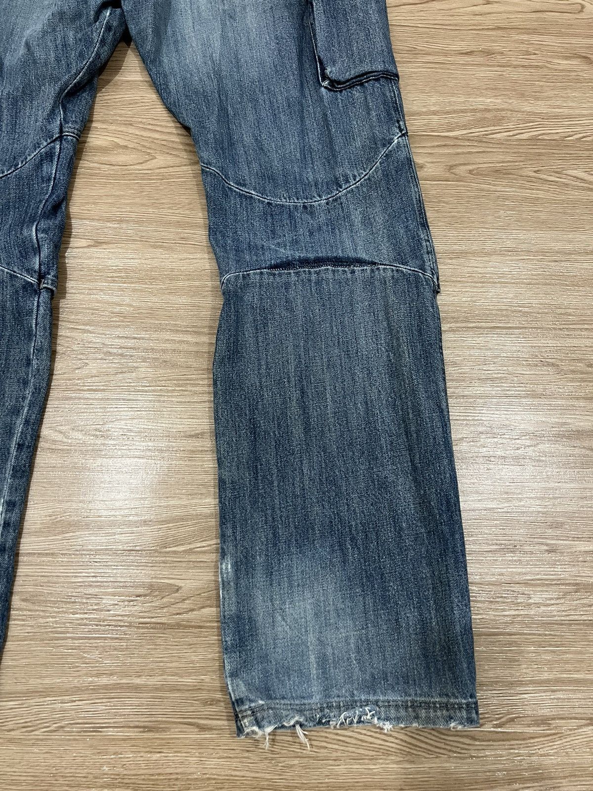 Carhartt × Vintage 🔥Mega Rare🔥Vintage Carhatt Distressed Cargo Workers Denim Size US 34 / EU 50 - 16 Thumbnail