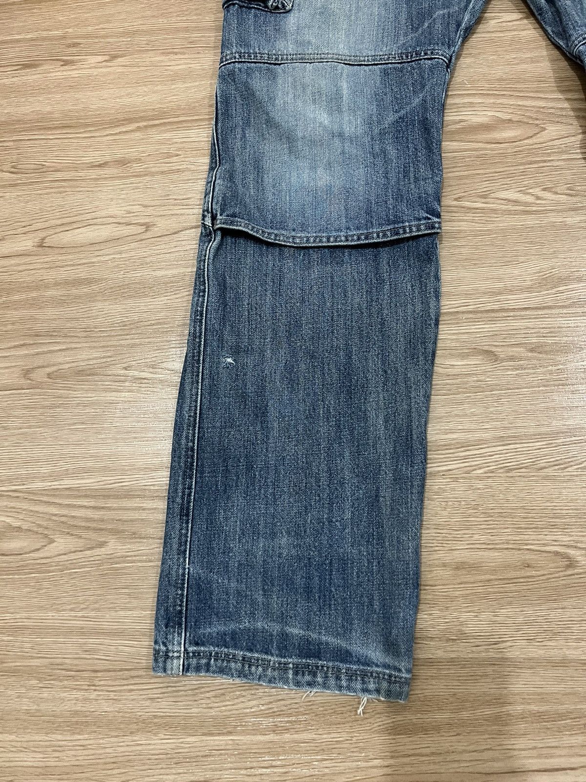 Carhartt × Vintage 🔥Mega Rare🔥Vintage Carhatt Distressed Cargo Workers Denim Size US 34 / EU 50 - 8 Thumbnail