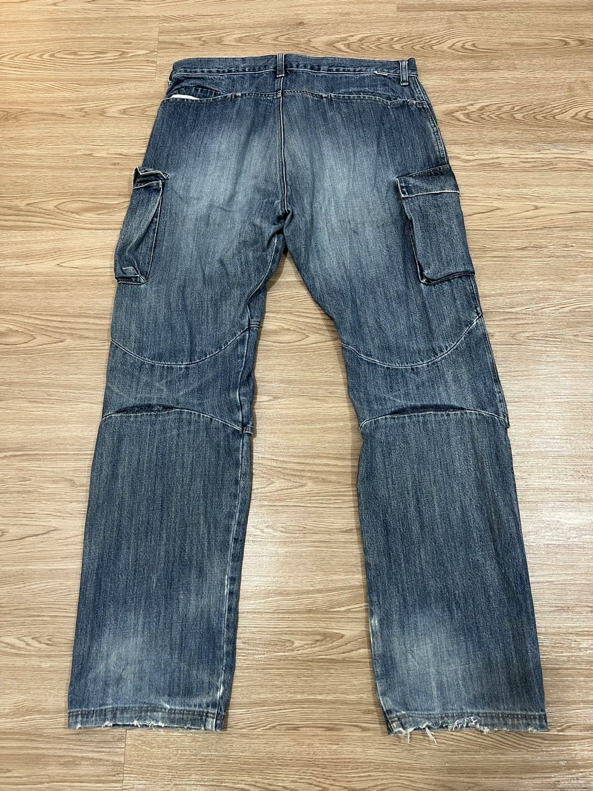 Carhartt × Vintage 🔥Mega Rare🔥Vintage Carhatt Distressed Cargo Workers Denim Size US 34 / EU 50 - 2 Thumbnail