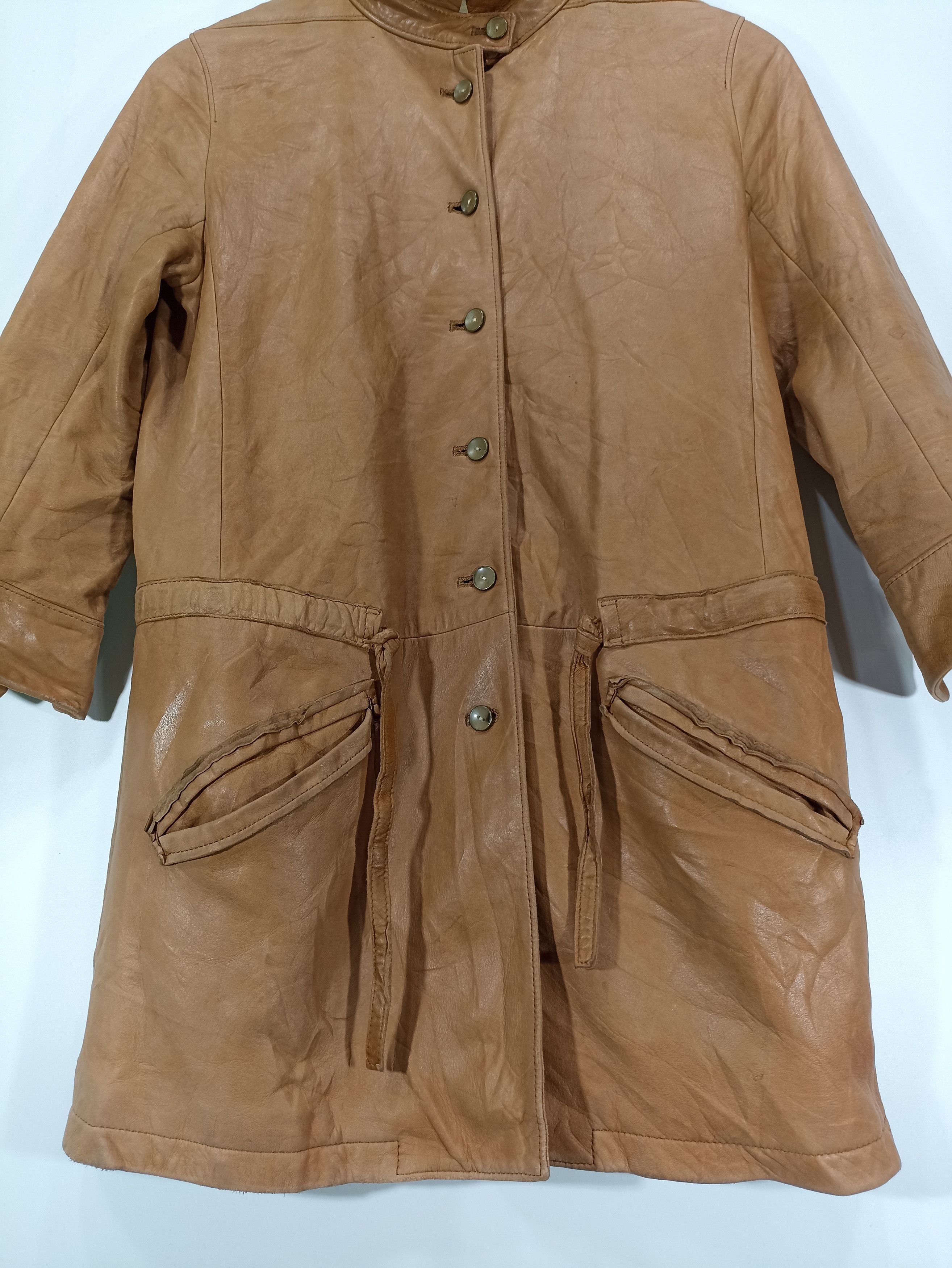 Japanese Brand × Vintage Vintage Macphee Sheepskin Button Up Woman Coat Size M / US 6-8 / IT 42-44 - 4 Thumbnail