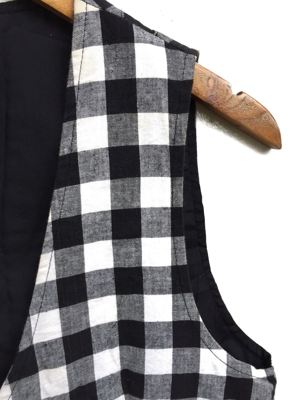 Number (N)ine Vintage Number (N)ine Takahiro Miyashita Checkered Vest Size US S / EU 44-46 / 1 - 7 Thumbnail