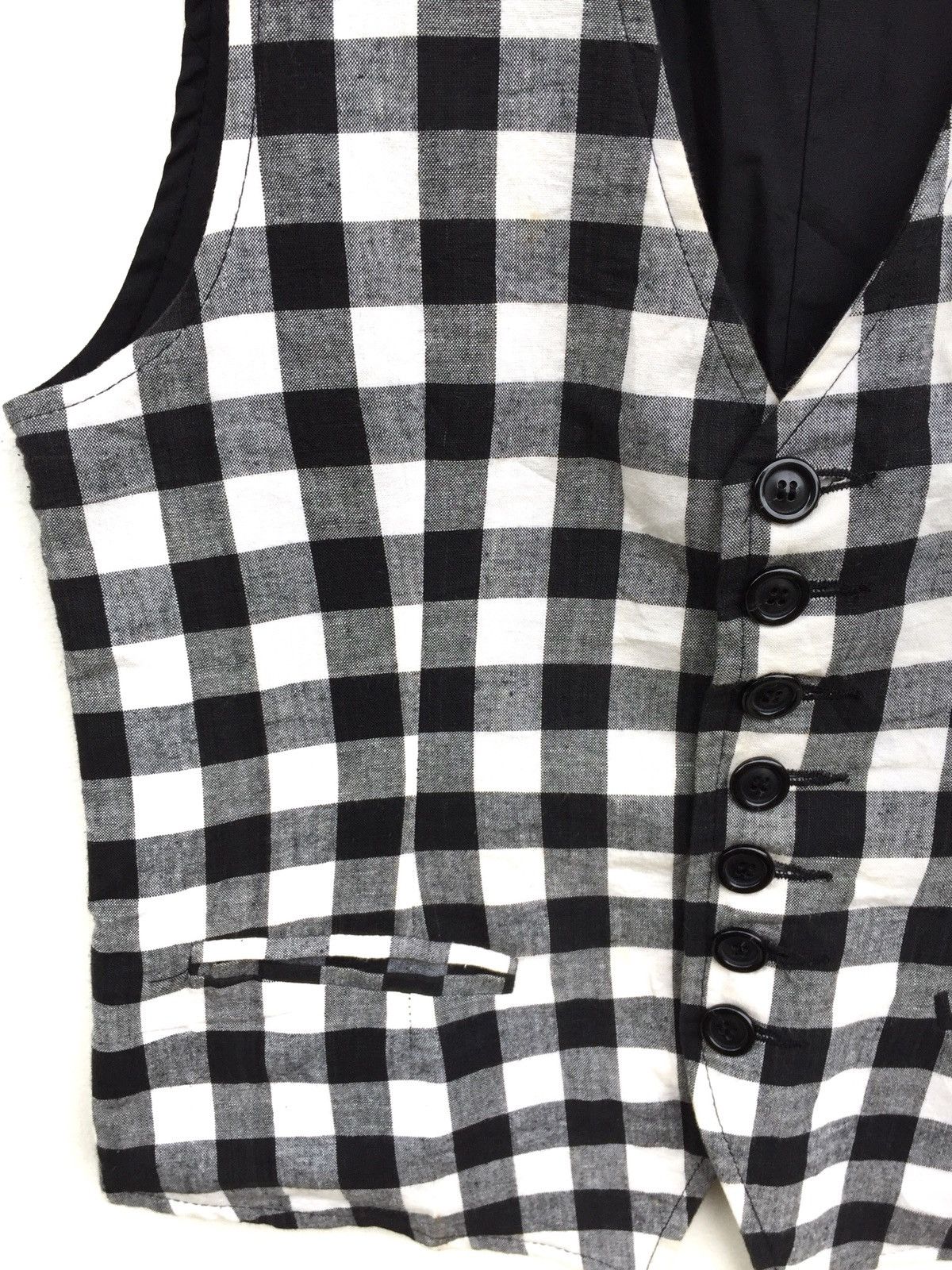 Number (N)ine Vintage Number (N)ine Takahiro Miyashita Checkered Vest Size US S / EU 44-46 / 1 - 5 Thumbnail