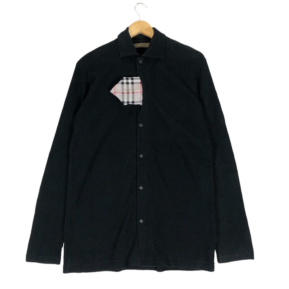 Yohji Yamamoto 🔥 Shirt Y’S For Men Long Sleeve Center Pocket Size US M / EU 48-50 / 2 - 1 Thumbnail