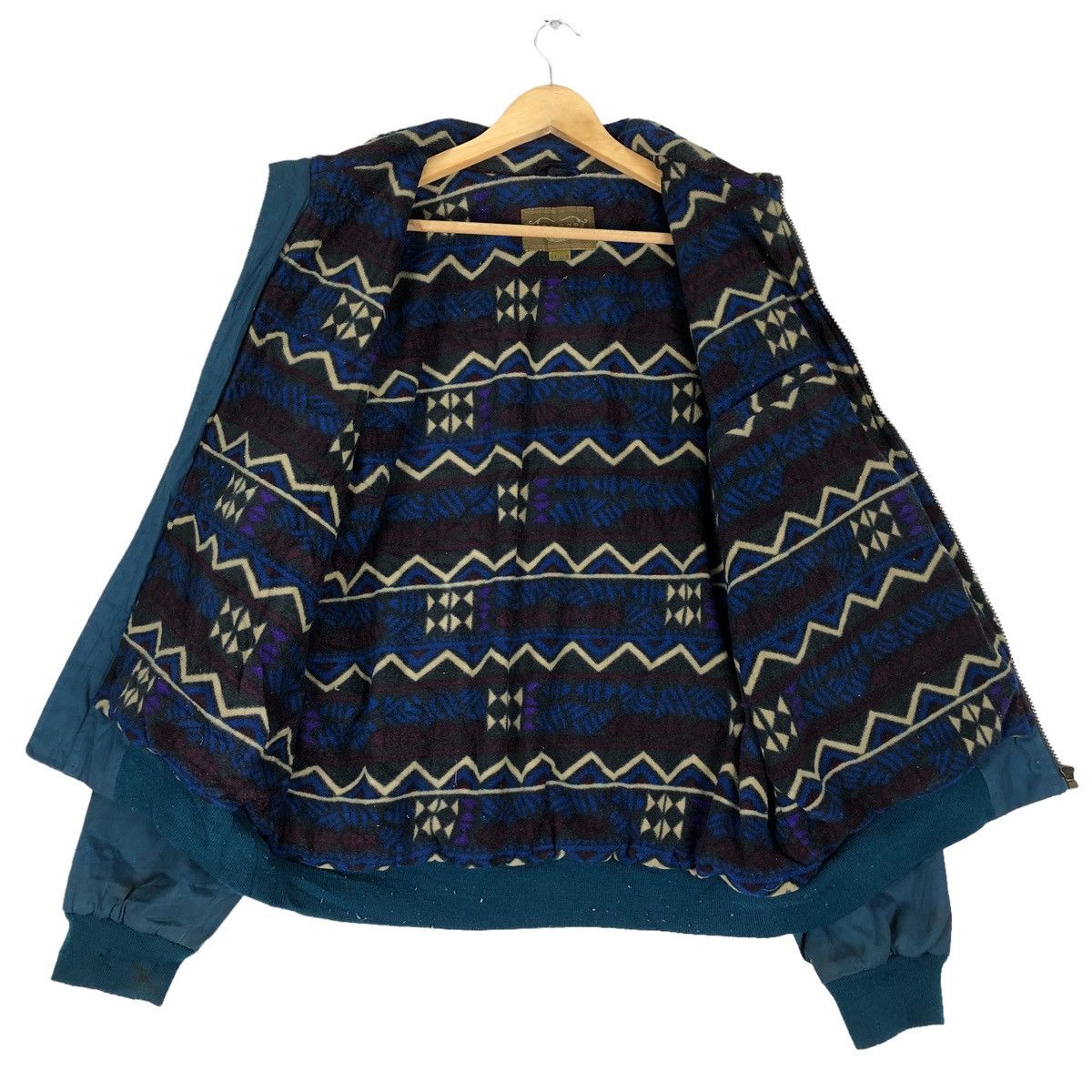 Japanese Brand Vintage Mac Hope Blanket Jacket Opti Zip Native Lining Size US XL / EU 56 / 4 - 4 Thumbnail