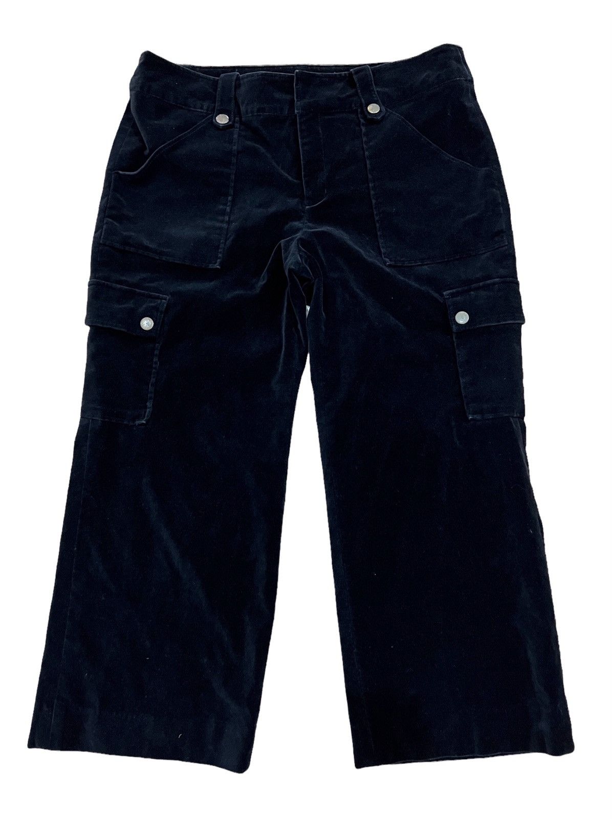 Beauty Beast × Japanese Brand × Seditionaries 🔥JAPANESE BRAND ETTOFER BLACK VELVET VELOUR PANTS Size US 30 / EU 46 - 1 Thumbnail