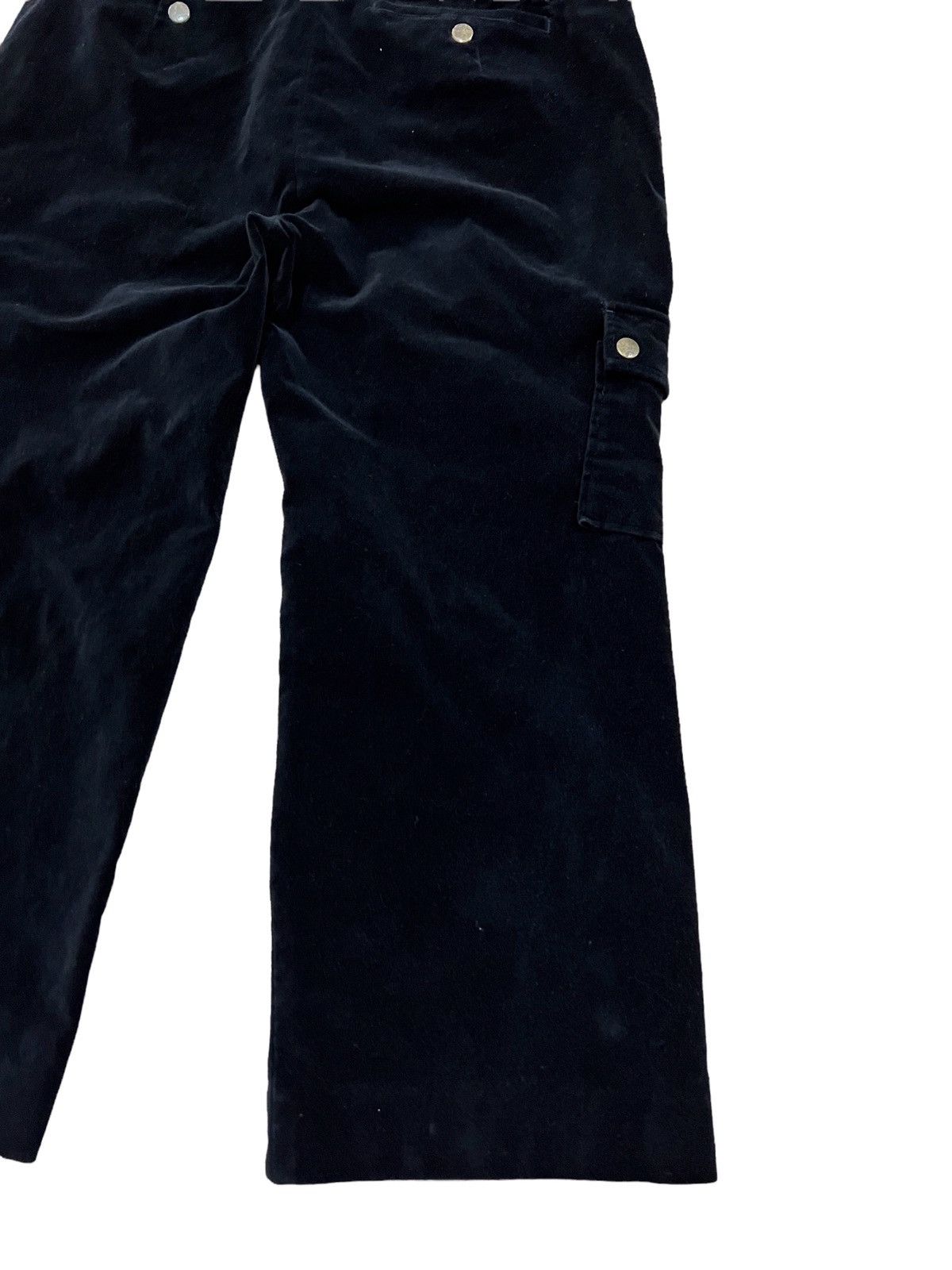 Beauty Beast × Japanese Brand × Seditionaries 🔥JAPANESE BRAND ETTOFER BLACK VELVET VELOUR PANTS Size US 30 / EU 46 - 12 Thumbnail
