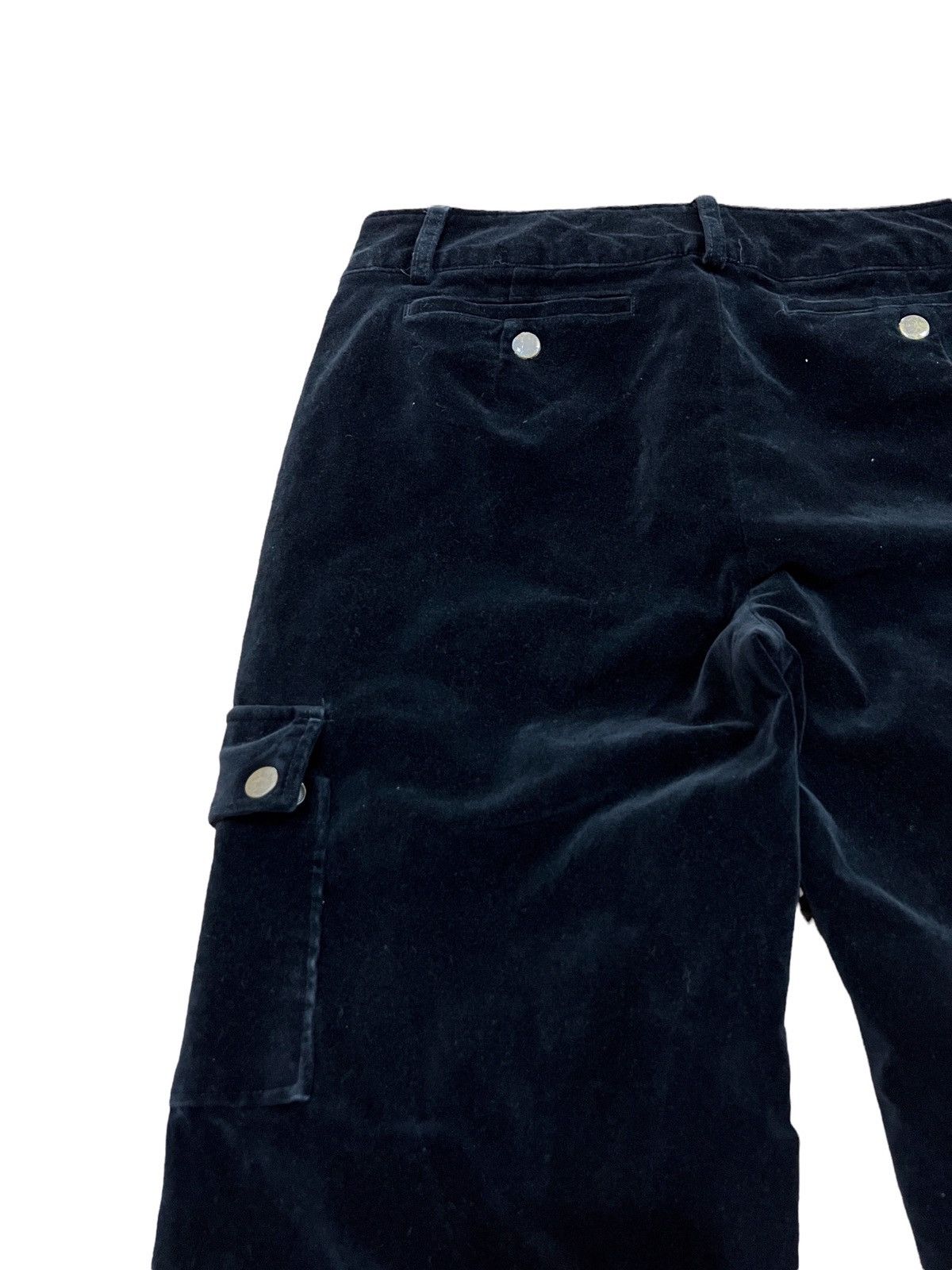 Beauty Beast × Japanese Brand × Seditionaries 🔥JAPANESE BRAND ETTOFER BLACK VELVET VELOUR PANTS Size US 30 / EU 46 - 3 Thumbnail