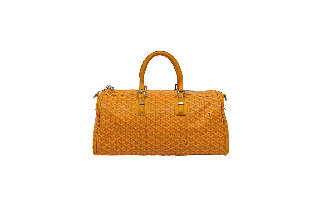 Goyard Yellow Croisiere 45 Duffle Travel Bag - 01775