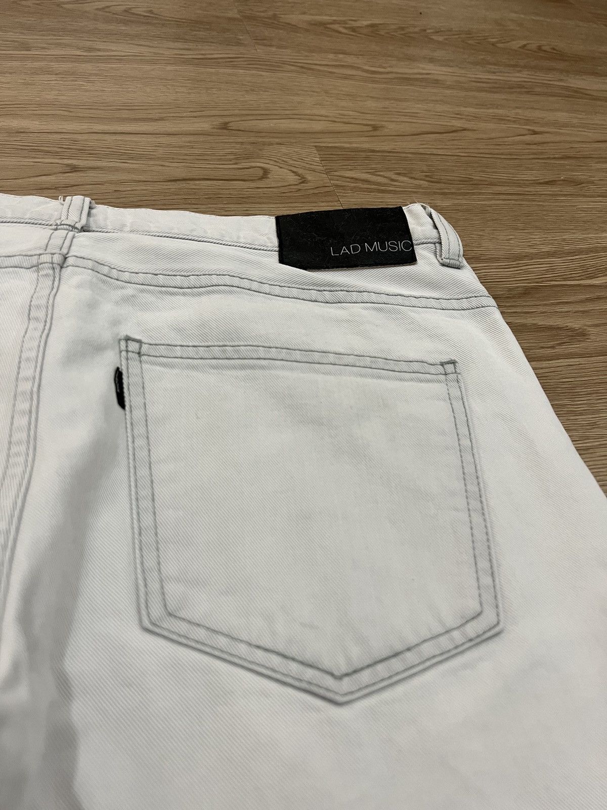 Japanese Brand × Lad Musician 🔥MEGA RARE🔥Lad Musician Faded Design Pants Size US 31 - 12 Thumbnail