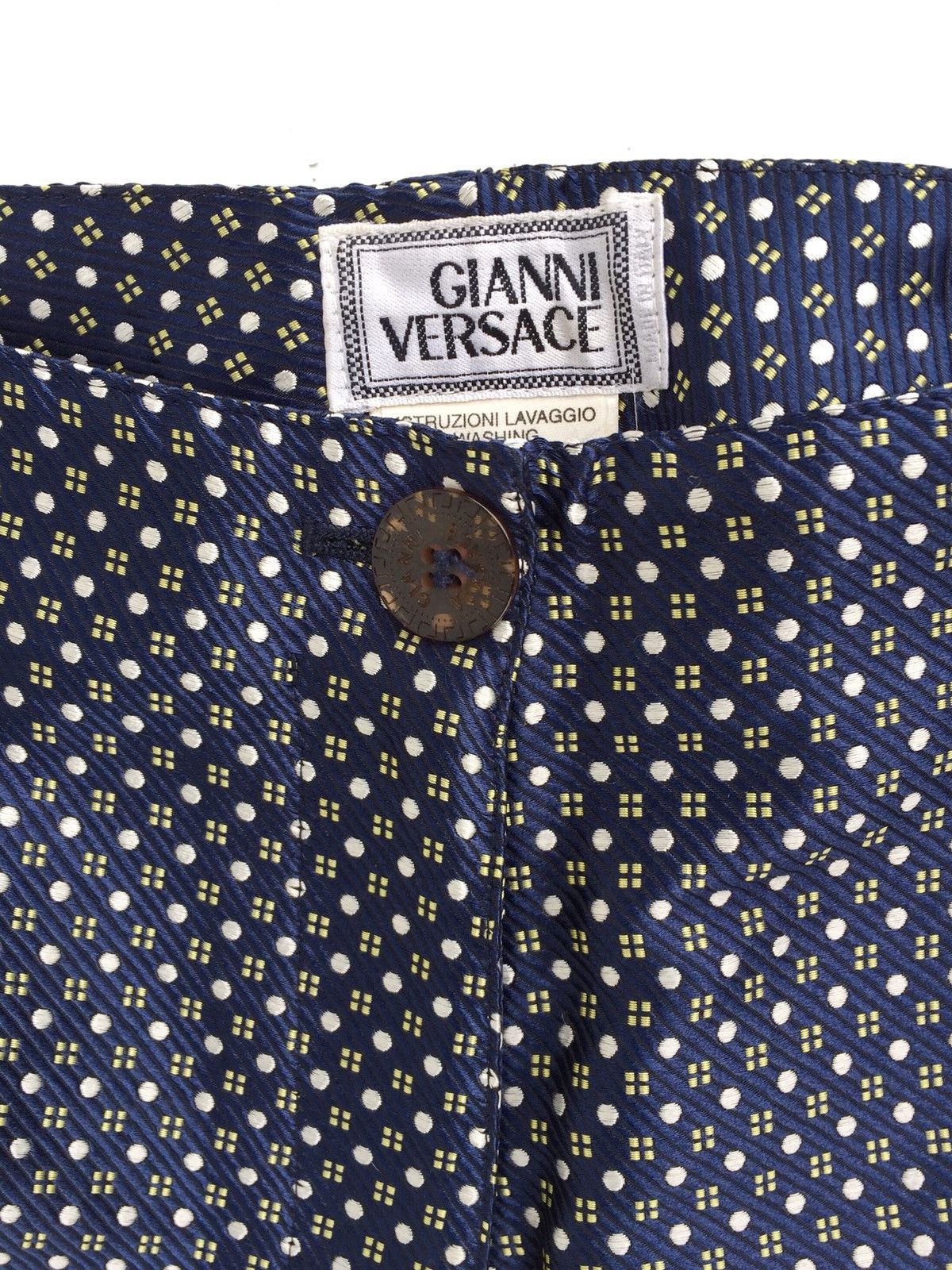 Versace Vintage GIANNI VERSACE All Overprint High Waist Pants Size US 26 / EU 42 - 7 Thumbnail