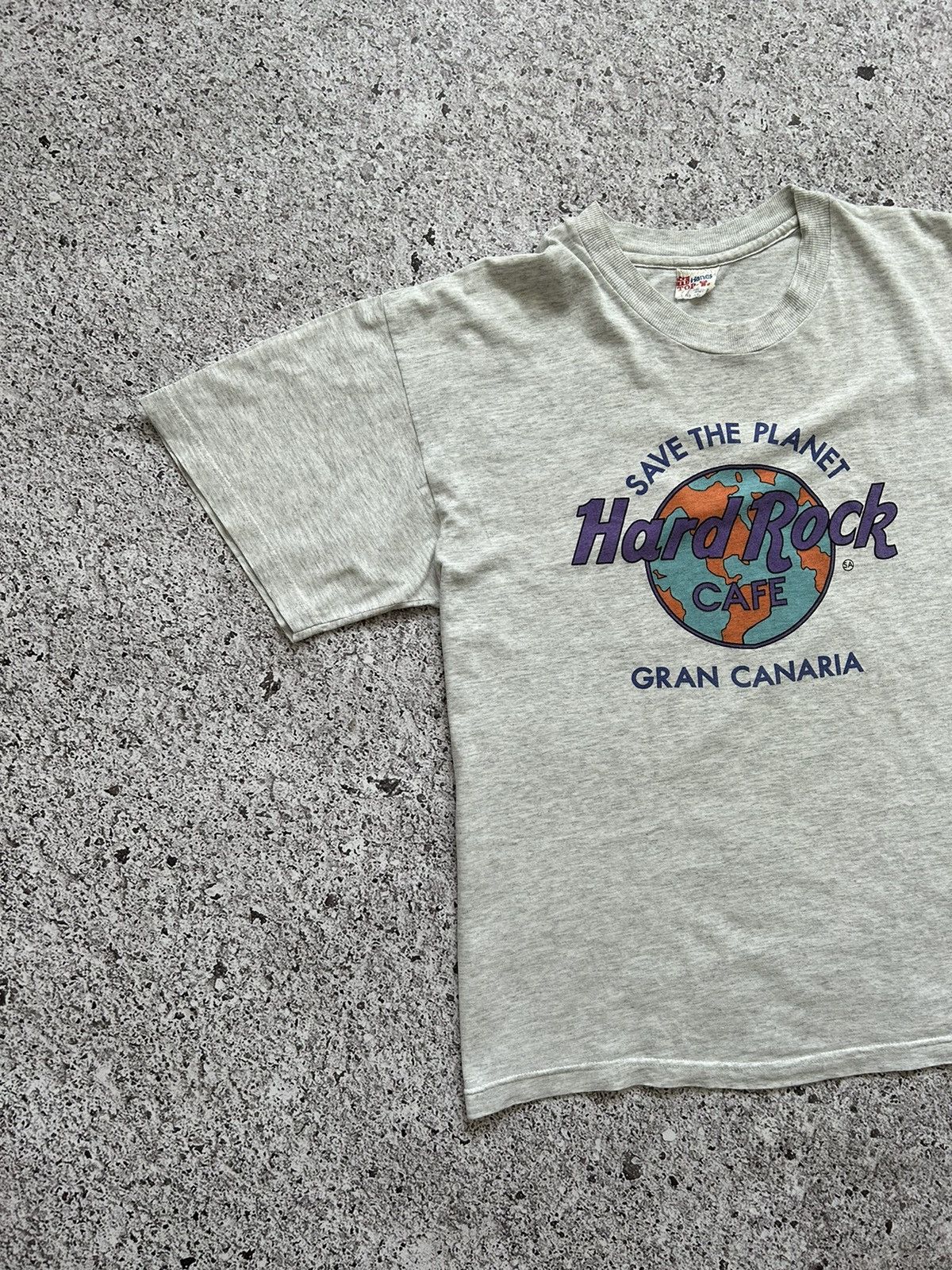 Hard Rock Cafe × Vintage Vintage 90’s Hard Rock Cafe Save The Planet T-shirt Size US L / EU 52-54 / 3 - 2 Thumbnail