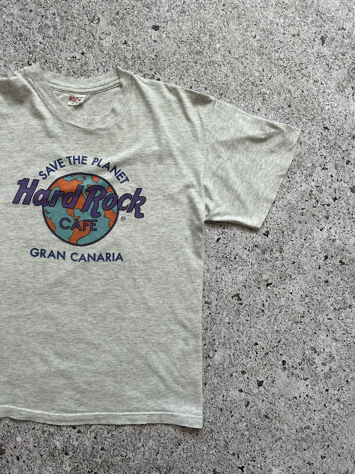 Hard Rock Cafe × Vintage Vintage 90’s Hard Rock Cafe Save The Planet T-shirt Size US L / EU 52-54 / 3 - 3 Thumbnail